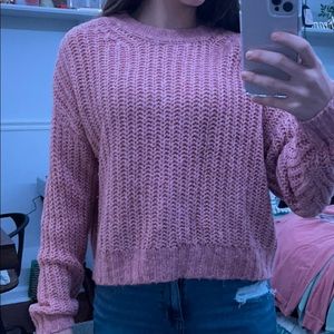 Pink sweater